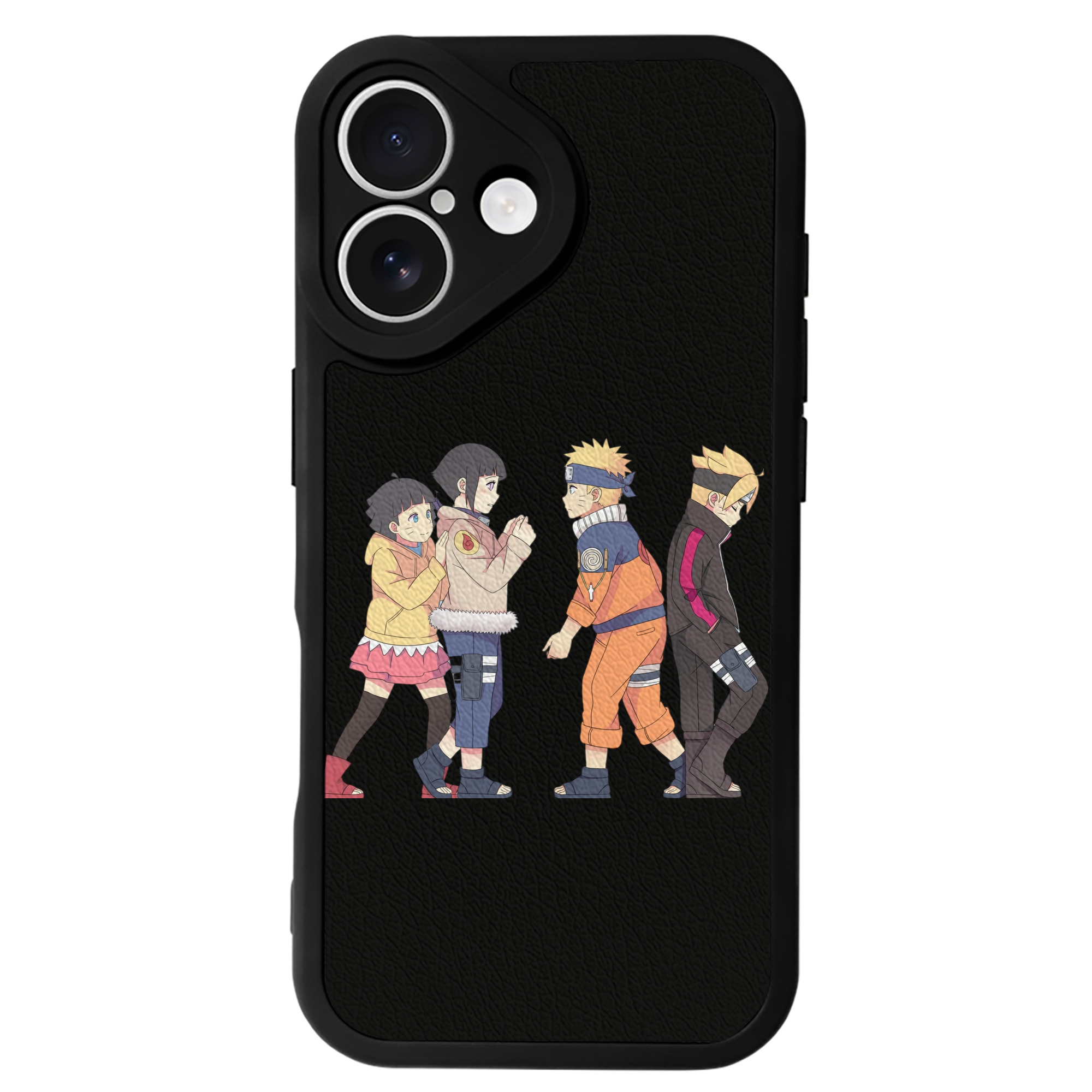 （画像用） NARUTO -ナルト- うずまき ナルト Uzumaki Naruto 【iPhone 16シリーズ対応】シリコンスマホケース（レザー調） 材質：シリコン